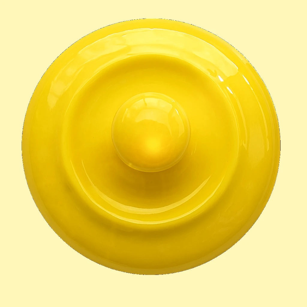   Détail bouton céramique Ondeline – finition émaillée artisanale – Cerâme