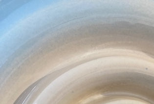 Suspension luminaire Ondine Bleu Cendrina - Pierre